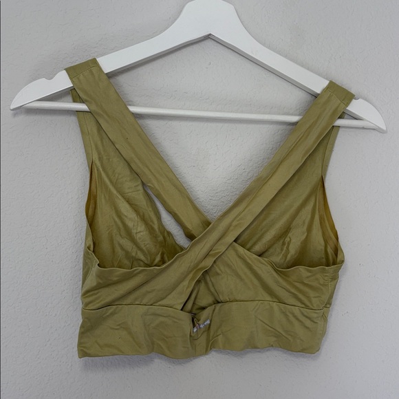 Aerie Chill Plunge Light Green Seamless Bralette Bra small - Picture 4 of 4